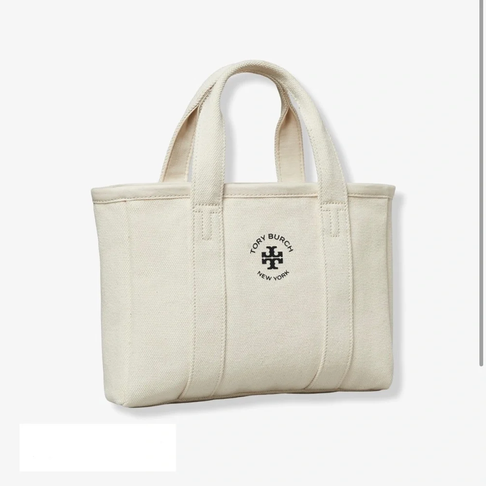 Tory Burch canvas mini tote bag